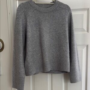 Abercrombie & Fitch Gray Crew Neck Sweater Soft Knit